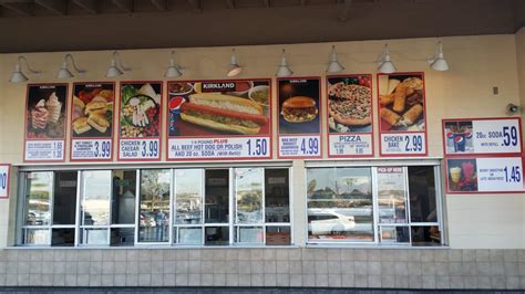Whether you go with the hot dog (our favorite. The Costco Fullerton food court nice and empty. That's ...