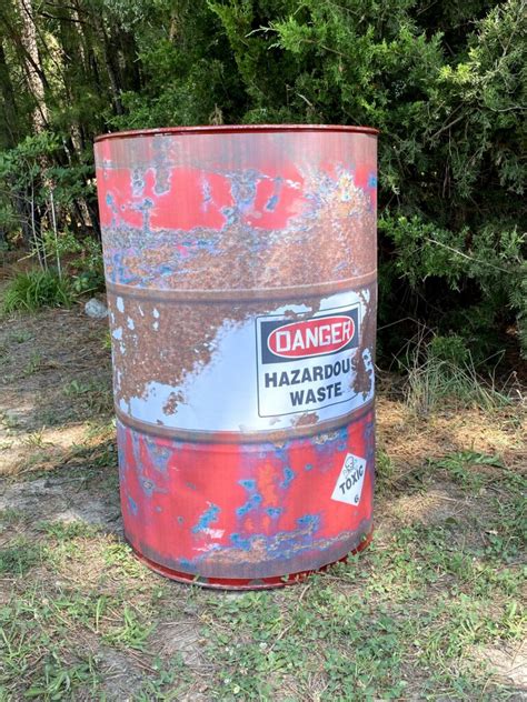 Metal 55 Gallons Drum Barrel Hazardous Waste Magic Special Events