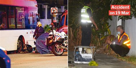 loyang accident driver says he didn t realise collision and couldn t stop bus due to traffic