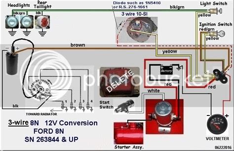 Wiring Diagram Ford 8n 12 Volt Conversion Cables To 38 Lara Kim