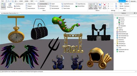 Come Creare Oggetti In Roblox Studio Projaker