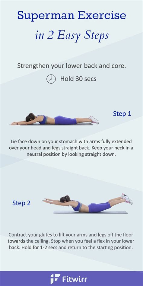 Superman Exercise Absexercise Superman Workout Back Exercises