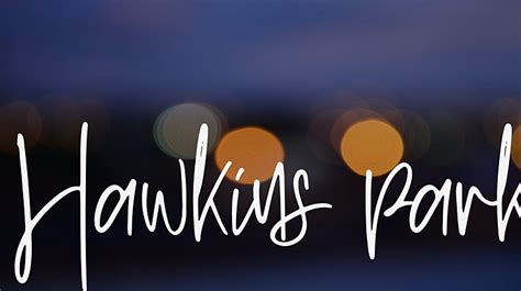 Hawkins Park Font Download Free For Desktop And Webfont