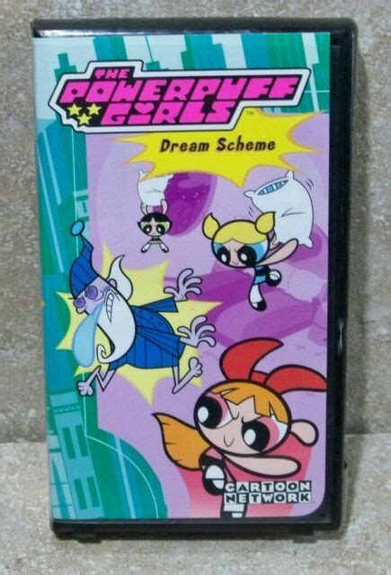 The Powerpuff Girls Dream Scheme VHS 2000 Clam Shell For Sale