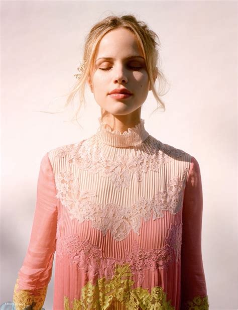 Halston Sage Poses In The Spring Collections For So It Goes Magazine