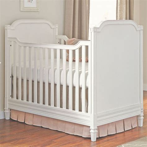 Haven Cottage Crib In White Linen White Crib White Baby Cribs Cribs