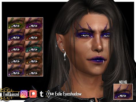 Exile Eyeshadow By Evilquinzel At Tsr Sims 4 Updates
