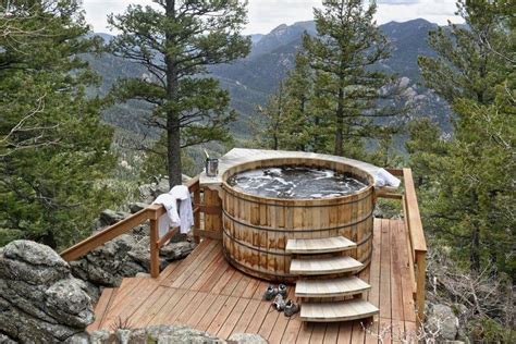 13 Romantic Colorado Hotels With Private Hot Tubs Hot Tub Outdoor Hot Tub Colorado Cabins