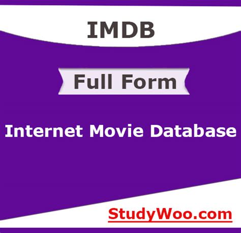 Imdb Full Form What Is The Full Form Of Imdb