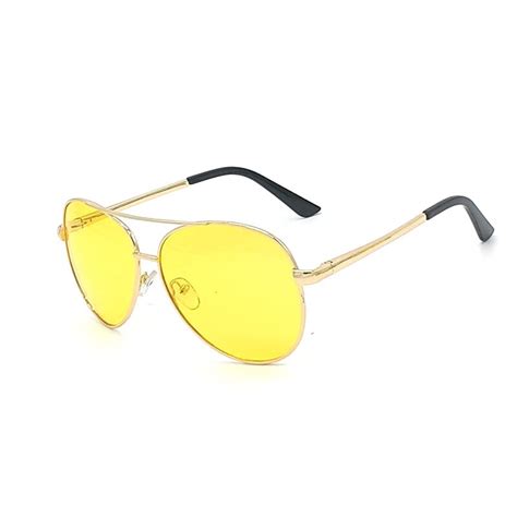 Polarized Glasses Yellow Lens Men Sunglasses For Night Driving In Dark Polaroid Lentes De Sol