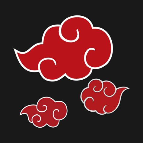 Red Clouds Of Akatsuki Akatsuki T Shirt Teepublic