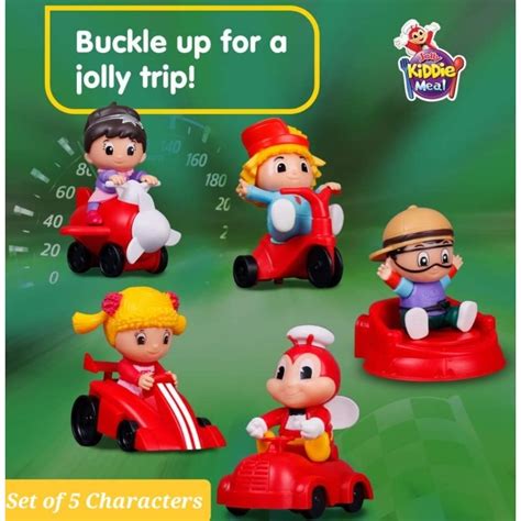 Jollibee Kiddie Meal Jollikids On Wheels And Other Collectible Play Sets