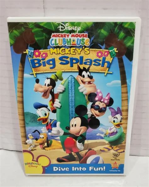 Disney Mickey Mouse Clubhouse Mickeys Big Splash Dvd 2009 500 Picclick
