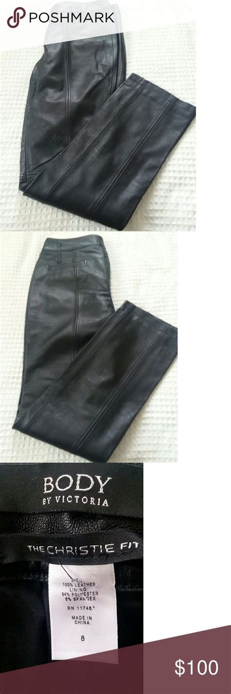 Victoria Secret Leather Pants Leather Pants Black Leather Pants