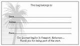 Luggage Tag Business Card Template Pictures