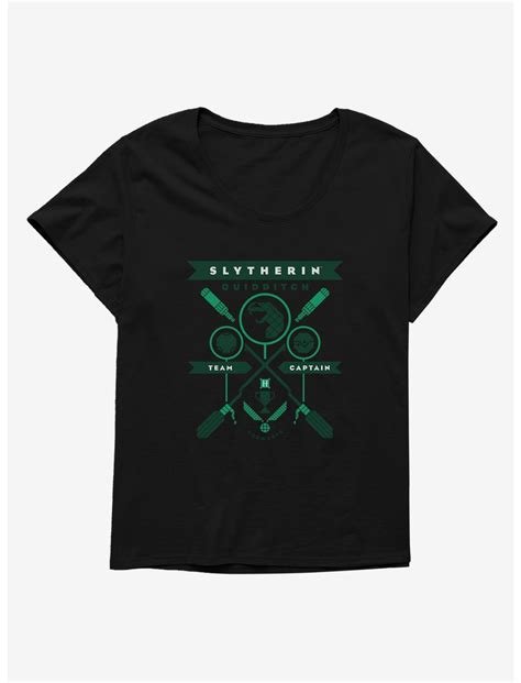 Harry Potter Slytherin Quidditch Team Captain Womens T Shirt Plus Size