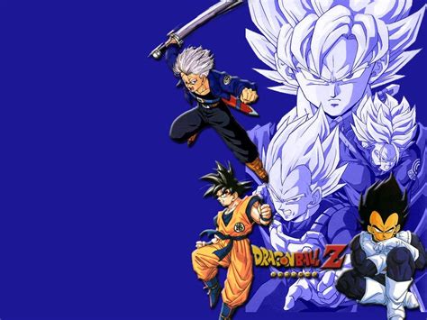The story mode of the game still plays again through the story of z , although this time, the game introduces. Blue Wallpaper for Dragon Ball Z: Budokai Blue Wallpaper ...