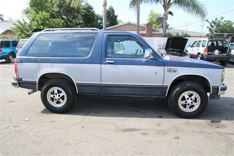 1988 Chevrolet S 10 Blazer 4x4 Automatic 6 Cylinder No Reserve