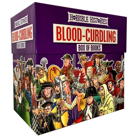 Horrible Histories 20 Book Set Collection Blood Curdling History Box S