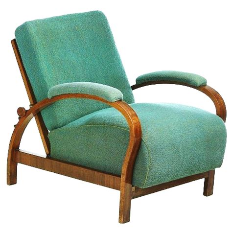Art Deco Armchair With Adjustable Backrest For Sale At 1stdibs