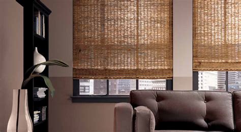 Bamboo Roman Blinds Cottage Interior