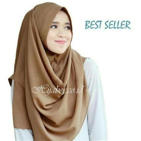 Diskon Jilbab Hijab Pashmina Instan Zafina Kerudung Pasmina Medium