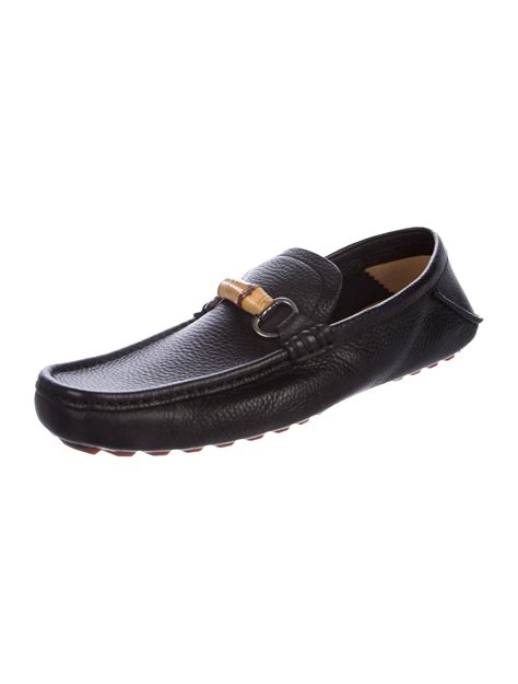 Gucci Bamboo Driving Loafers W Tags Black Loafers Shoes Guc164870