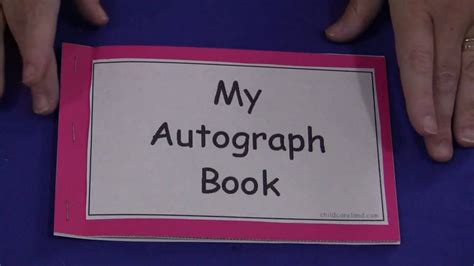 My Autograph Book Youtube