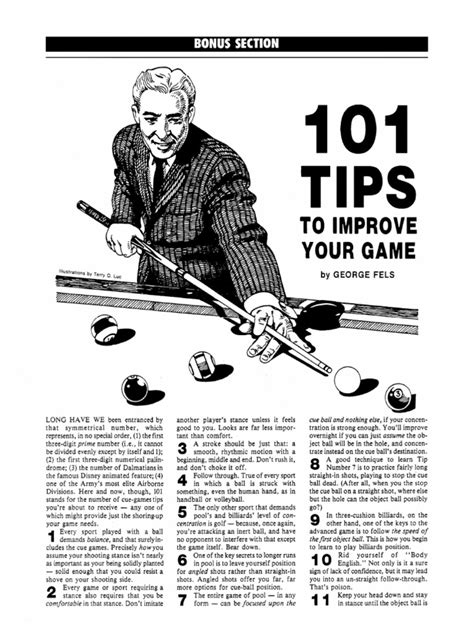 101 Tips To Improve Your Game Pdf