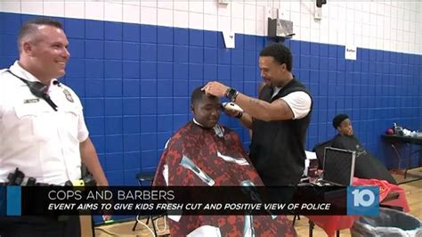 Cops And Barbers Events Provide Haircuts School Supplies To Columbus