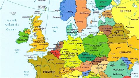 Elgritosagrado Fresh Map Of Europe Countries Only Gambaran