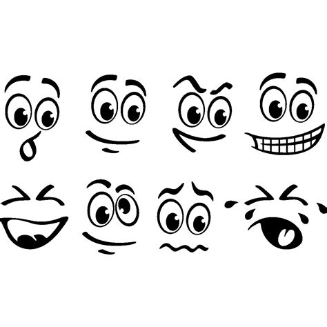 Cartoon Face Expressions Png