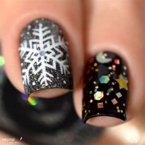 Les 105 plus beaux nail art de Noël Nail art pour les fêtes Nail art