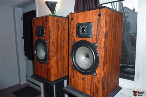 Bandw Dm22 Vintage Speakers With Cherry Veneer Photo 1051596 Us Audio Mart