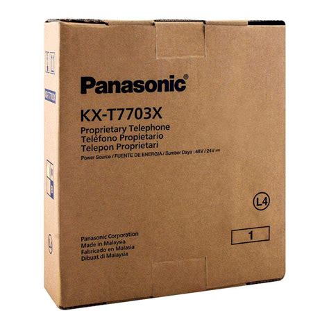 Buy Panasonic Corded Landline Phone With Caller Id White Kx T7703x