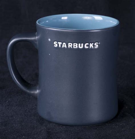 Le Chat Noir Boutique Starbucks White Bear Black Porcelain Coffee Mug