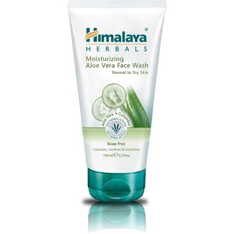 Himalaya Moisturizing Aloe Vera Face Wash 150ml Tube Skincare From