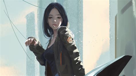 Urban Girl Smoking Cigarette Hd Anime 4k Wallpapers