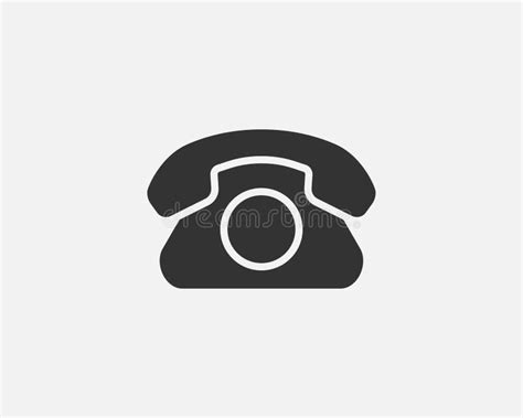 Phone Icon Vector Illustration Call Center App Telephone Icons Trendy