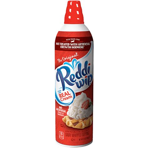 Real Whipped Cream Products Reddiwip