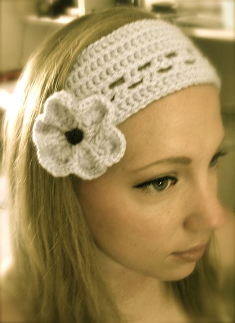 Sweet Flower Headband · A Knit Or Crochet Headband · Crochet On Cut Out