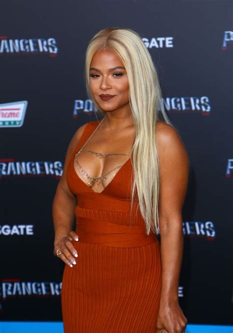 Christina Milian Power Rangers Premiere In Los Angeles