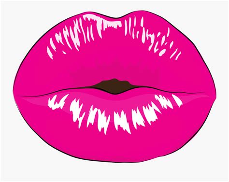 Gloss Smile Hot Pink Lips Clipart Free Transparent Clipart ClipartKey