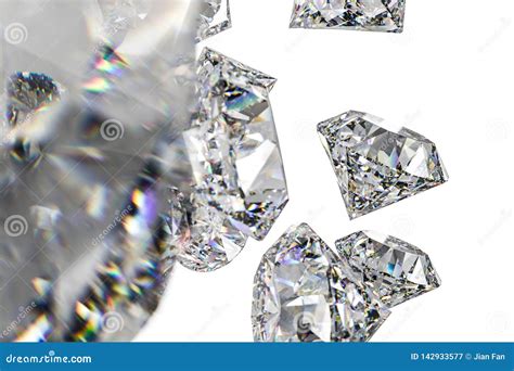 Luxury Diamond Gem 3d Rendering Stock Image Image Of Luxury