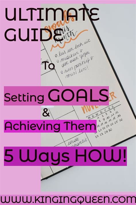 5 Ways To Set Goals And Achieve Them Setting Goals New Things To
