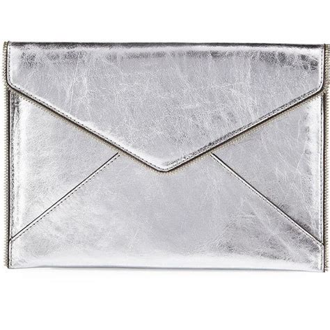 Rebecca Minkoff Leo Metallic Envelope Clutch Bag 95 Liked On