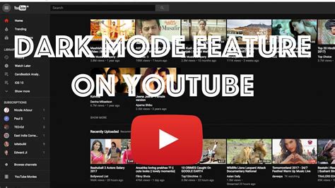 How To Enable Dark Mode In Youtube On Mac Or Windows Pc Youtube