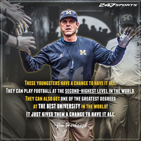 Jim Harbaugh Quote Espn College Football On Twitter Jim Harbaugh Had