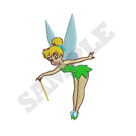 Tinker Bell Machine Embroidery Design Etsy Machine Embroidery