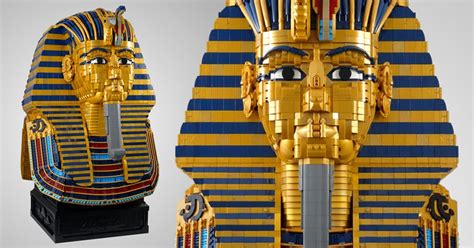 Lego King Tutankhamuns Mask By Koen Zwanenburg The Brothers Brick